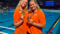 Pien en Noa in Oranje